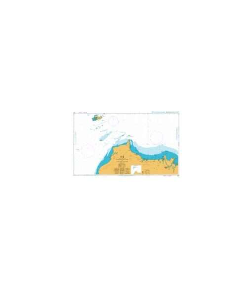 British Admiralty Nautical Chart 3834 Tanjung Bayung to Tanjung Sipang