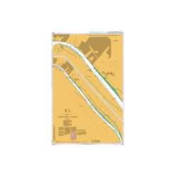British Admiralty Nautical Chart 3844 Kabda Point to Abadan