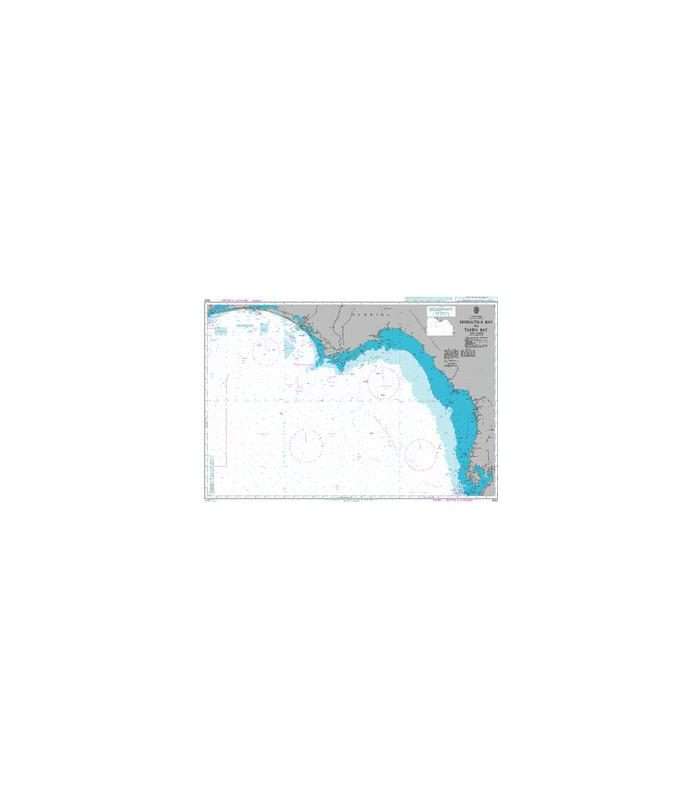 British Admiralty Nautical Chart 3852 Pensacola Bay to Tampa Bay
