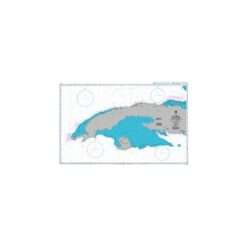 British Admiralty Nautical Chart 3867 Cuba Western Sheet