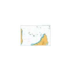 British Admiralty Nautical Chart 3877 Mozambique Channel Northern Part