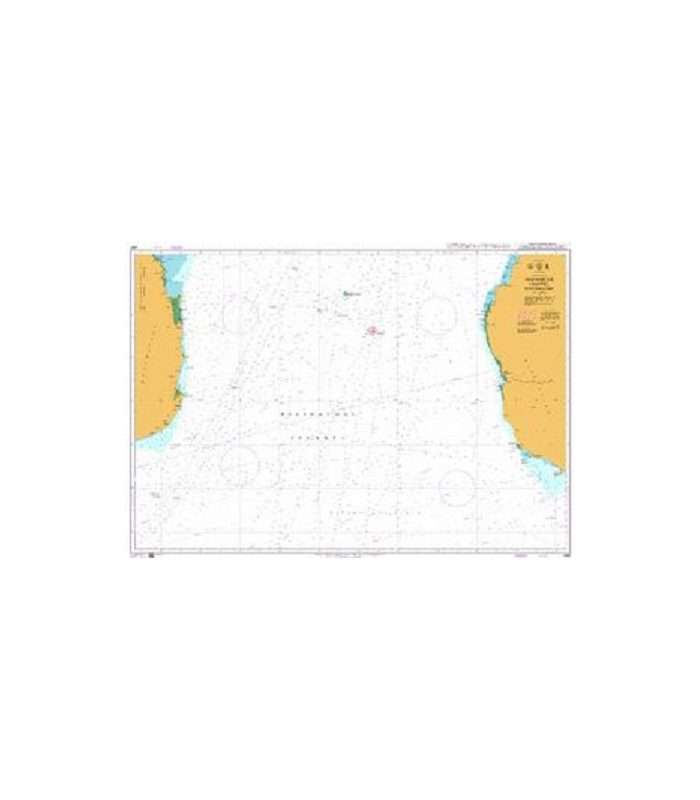 British Admiralty Nautical Chart 3880 Mozambique Channel - Southern Part