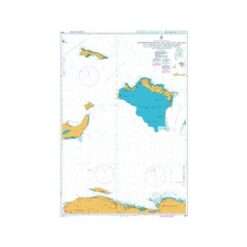 British Admiralty Nautical Chart 3907 Passages Between Mayaguana Island and Turks