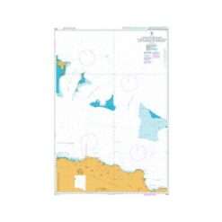 British Admiralty Nautical Chart 3908 Passages Between Turks and Caicos Islands and Dominican Republic