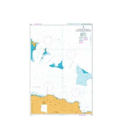 British Admiralty Nautical Chart 3908 Passages Between Turks and Caicos Islands and Dominican Republic