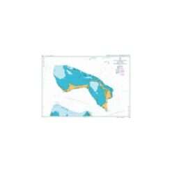 British Admiralty Nautical Chart 3910 Little Bahama Bank including North West Providence Channel