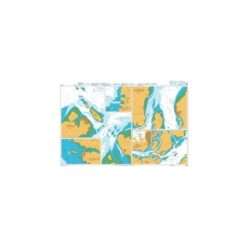 British Admiralty Nautical Chart 3937 Ports in Kepulauan Riau