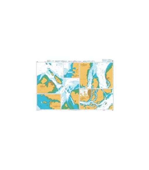British Admiralty Nautical Chart 3937 Ports in Kepulauan Riau