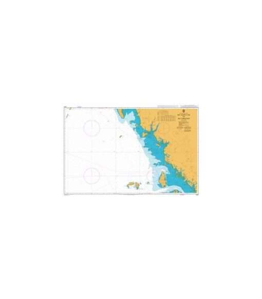 British Admiralty Nautical Chart 3942 Ko Lanta Yai to Ko Tarutao