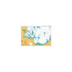 British Admiralty Nautical Chart 3951 Sir Bani Yas to Khawr al `Udayd