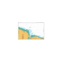British Admiralty Nautical Chart 3958 Cabo Gurupi to Tutoia