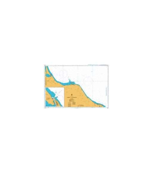 British Admiralty Nautical Chart 3961 Tumpat to Songkhla