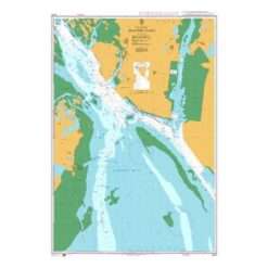 British Admiralty Nautical Chart 3993 Qinzhou Gang