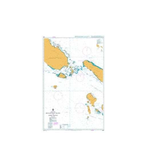 British Admiralty Nautical Chart 3994 Bougainville Island to Ghizo Island