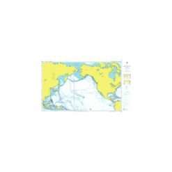 British Admiralty Nautical Chart 4008 A Planning Chart for the North Pacific Ocean