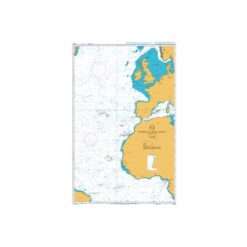 British Admiralty Nautical Chart 4014 North Atlantic Ocean Eastern Part