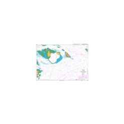 British Admiralty Nautical Chart 4036 Raffles Lighthouse to The Sisters