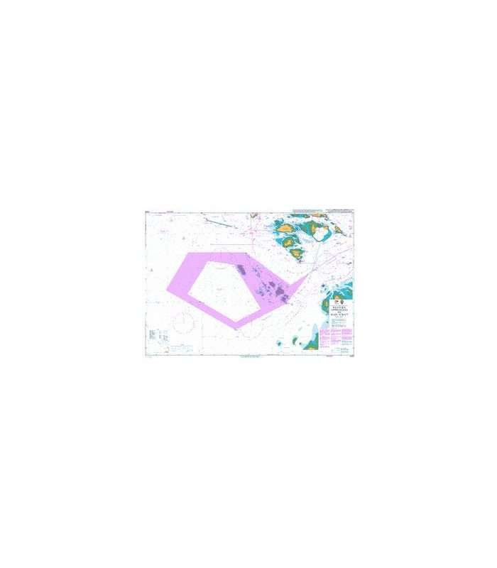 British Admiralty Nautical Chart 4039 Western Approaches to Main Strait