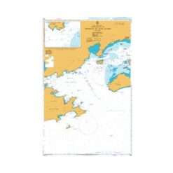 British Admiralty Nautical Chart 432 Approaches to Terminal da Ilha Guaiba