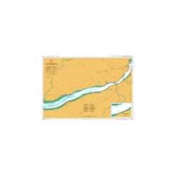 British Admiralty Nautical Chart 4787 Quebec a/to Donnacona