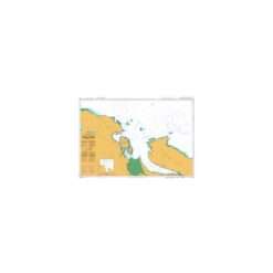 British Admiralty Nautical Chart 4957 Approaches to/Approches a Nanaimo Harbour
