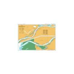 British Admiralty Nautical Chart 4961 Fraser River/Fleuve Fraser, Sand Heads to Douglas Island