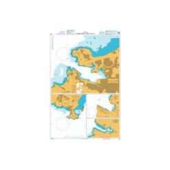 British Admiralty Nautical Chart 499 Harbours in Saint Lucia