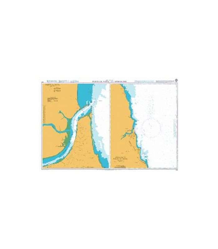 British Admiralty Nautical Chart 504 Porto de Natal and Approaches