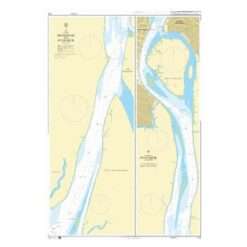 British Admiralty Nautical Chart 512 Río Guayas and Guayaquil