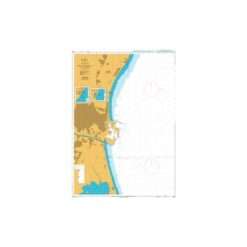 British Admiralty Nautical Chart 518 Approaches to Valencia