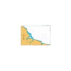 British Admiralty Nautical Chart 520 Cayenne to Sao Luis