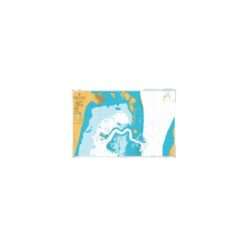 British Admiralty Nautical Chart 522 Belize City and Approaches