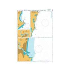 British Admiralty Nautical Chart 549 Ports on the Southern Coast of Brazil