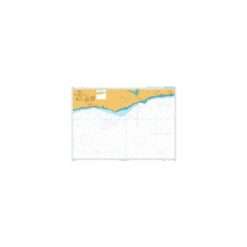 British Admiralty Nautical Chart 595 Sassandra to Lagos