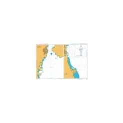 British Admiralty Nautical Chart 654 Ports in Kagoshima Wan