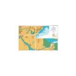 British Admiralty Nautical Chart 741 Plans in the Firth of Forth and River Forth