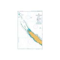 British Admiralty Nautical Chart 935 Nouvelle-Caledonie (North-western part)