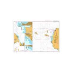 British Admiralty Nautical Chart 964 Sicilia West Coast including Isole Egadi