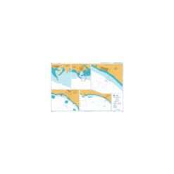 British Admiralty Nautical Chart 965 Ports on the South Coast of Sicilia