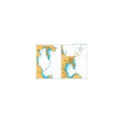 British Admiralty Nautical Chart 966 Ports on the East Coast of Sicilia