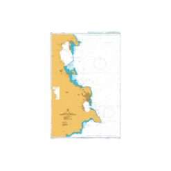 British Admiralty Nautical Chart 973 Approaches to Augusta and Siracusa