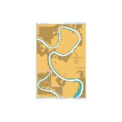 British Admiralty Nautical Chart 993 Mae Nam Chao Phraya