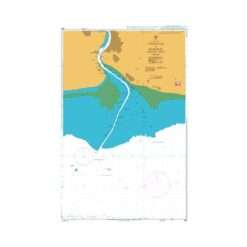 British Admiralty Nautical Chart 999 Approaches to Bangkok (Krung Thep)