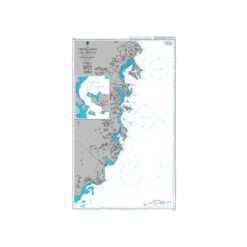 Britsh Admiralty Nautical Chart 3883 Pointe Lagan to Cap Varella