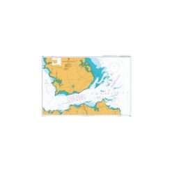 Britsh Admiralty Nautical Chart 3890 Qiongzhou Haixia
