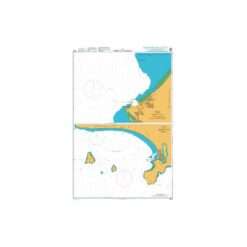 Britsh Admiralty Nautical Chart 3893 Ports in Hainan