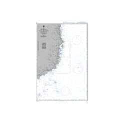 Britsh Admiralty Nautical Chart 3987 Mui Ke Ga to Quy Nhon