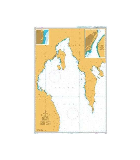 British Admiralty Nautical Chart 4494 Davao Gulf