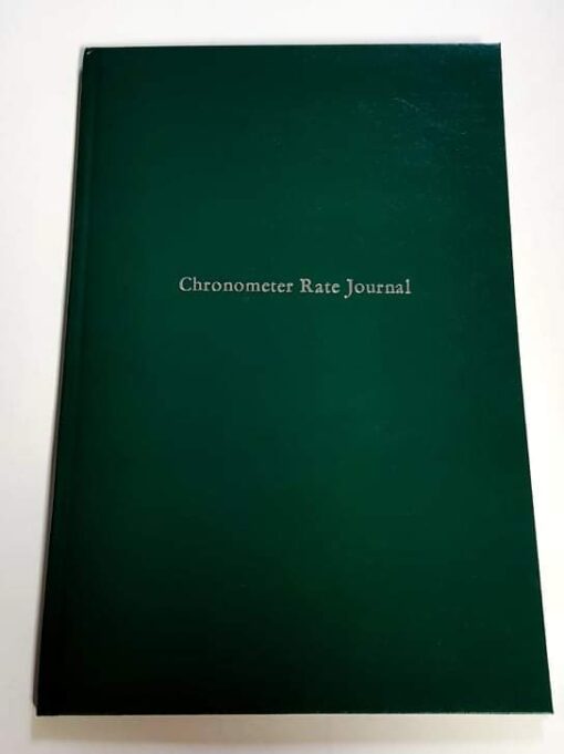 Chronometer Rate Journal
