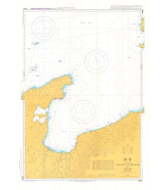 Japanese Chart JP120 Noto Hanto and Approaches